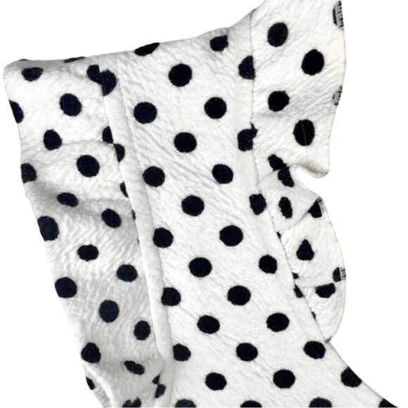 NWOT Anthro Postmark Polka Dot Sleeveless Peplum Top - Picture 4 of 5